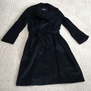 Cacharel wool/cashmere/angora long oversized coat